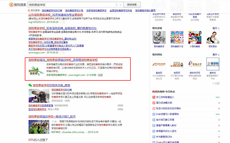 百度网站优化案例
